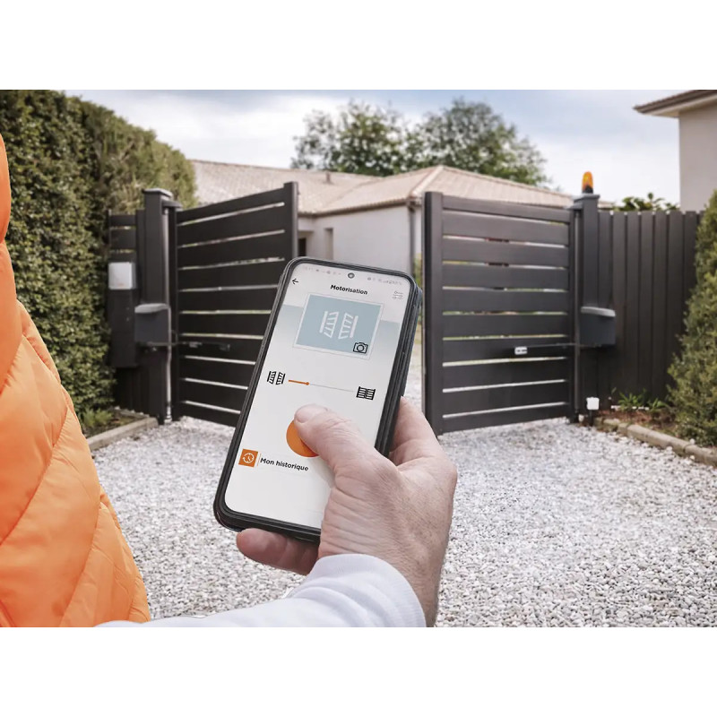 Kit pour motorisation portail battant connecté - Kit OpenGate 2 Connect