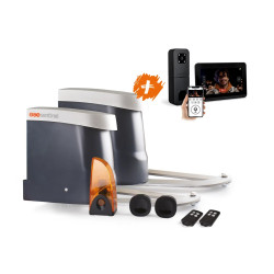 Kit conectado motor portón a brazo y videoportero – OpenGate 2 Integral