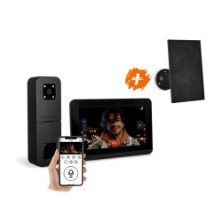 Visiophone Wi-Fi avec panneau solaire - HeyView Smart Air