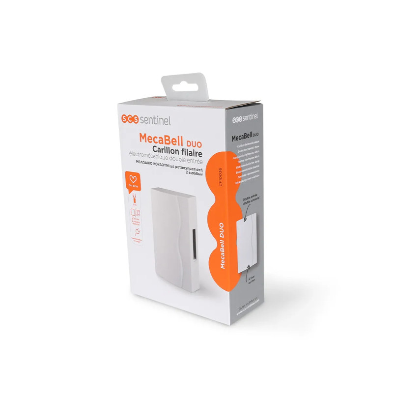 Timbre cableado doble entrada - MecaBell DUO