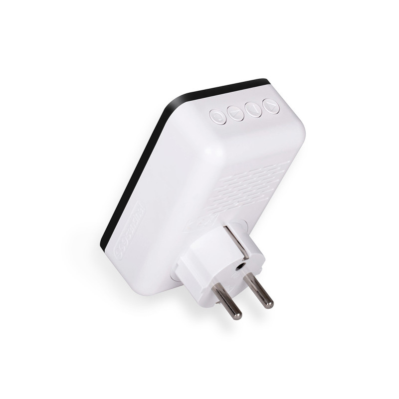 Sonnette sans fil sans pile reconditionnée - prise intégrée - SONE + Black