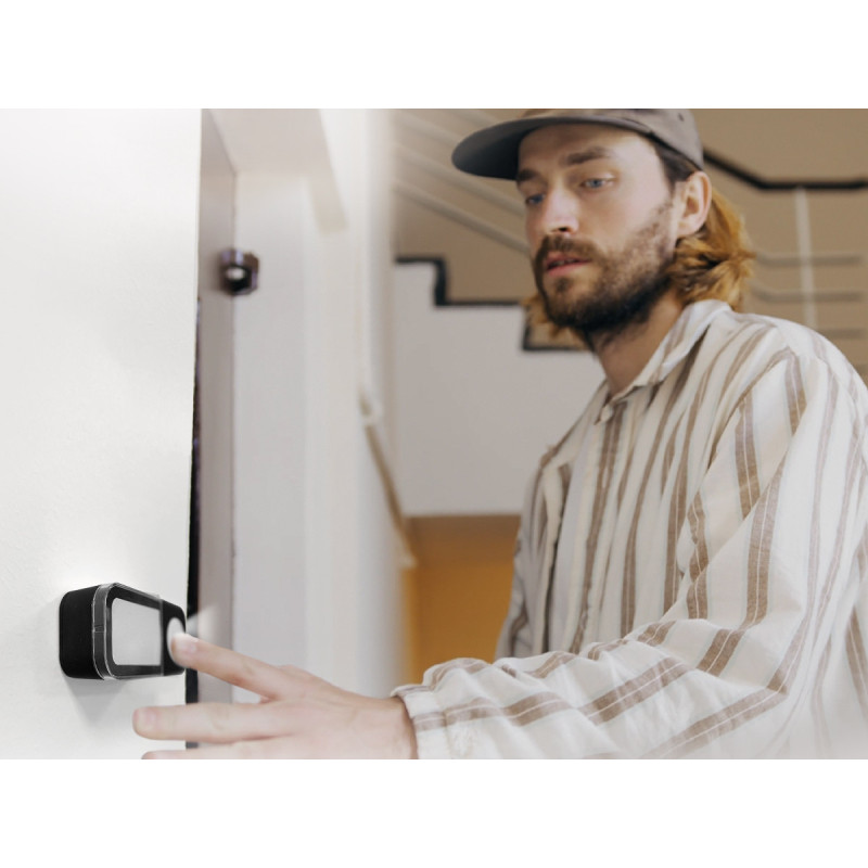 Sonnette sans fil sans pile reconditionnée - prise intégrée - SONE + Black