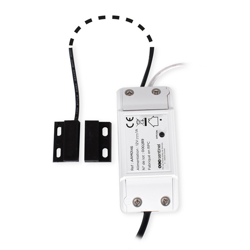 Módulo conectado y alimentación 12V para puerta y garaje - WifiGate