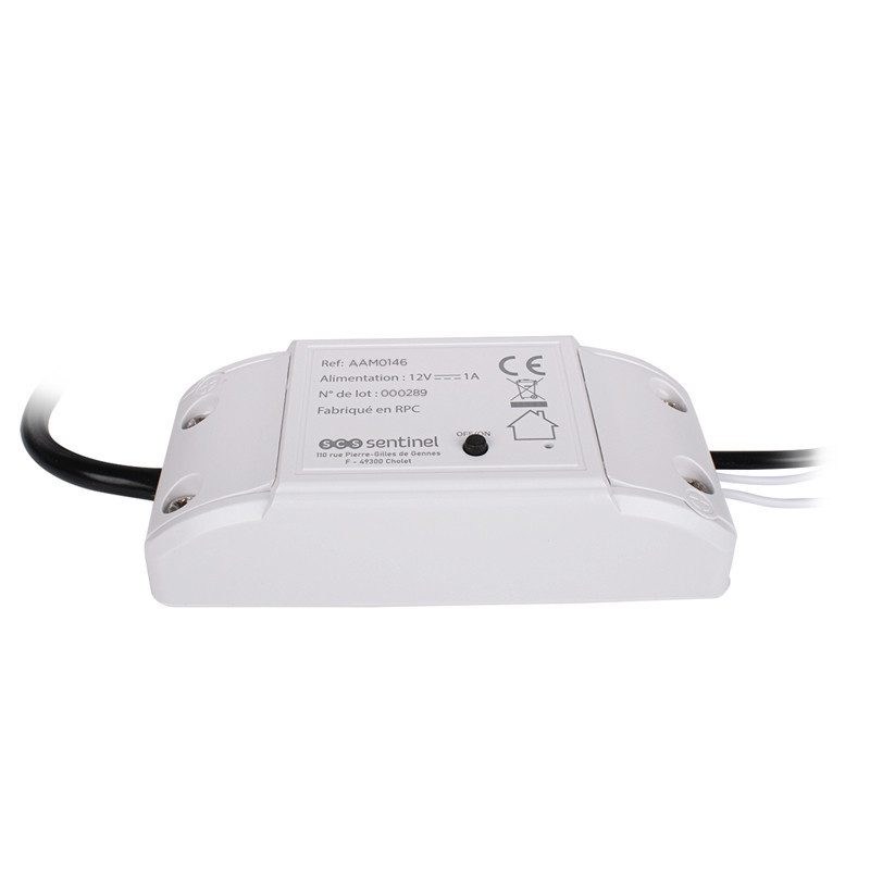 Module connecté et transfo 12V 1A compatible moteur portail et garage - WifiGate