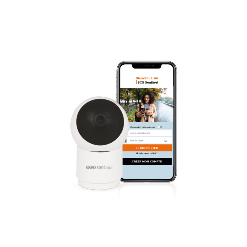 Caméra de surveillance connectée intérieure rotative - InCam