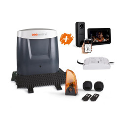 Kit connecté moteur portail coulissant et visiophone – OpenGate 3 Integral