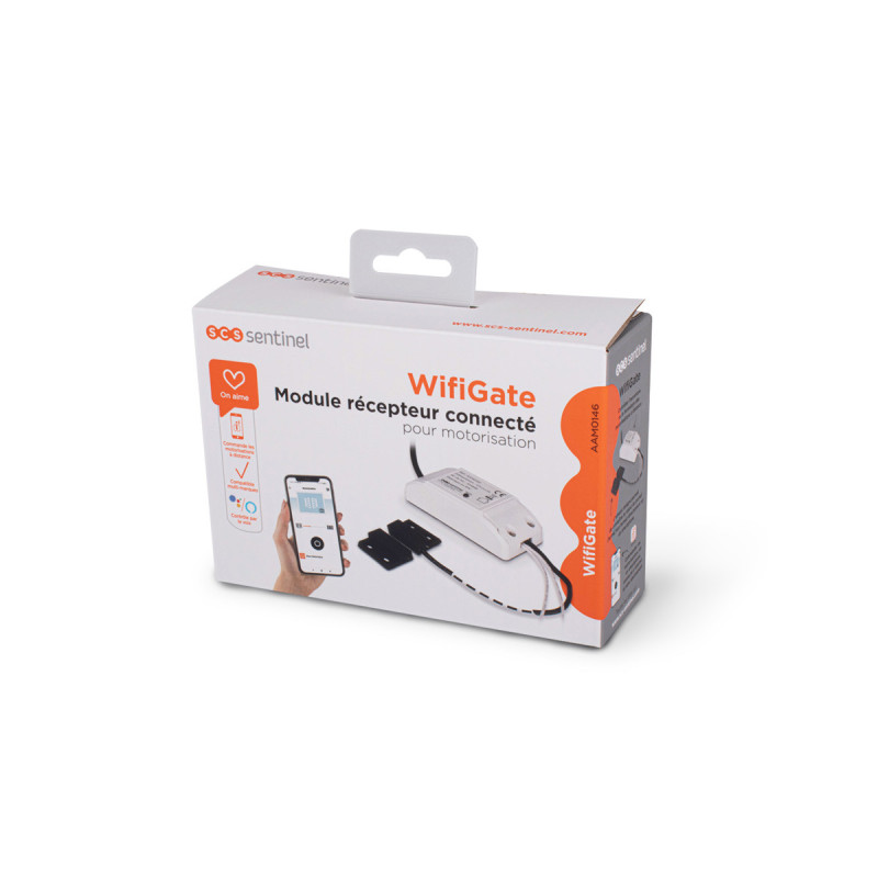 Módulo receptor conectado multimarca para motorización - WifiGate