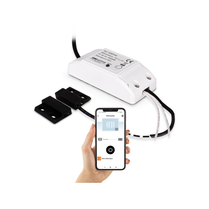 Módulo receptor conectado multimarca para motorización - WifiGate
