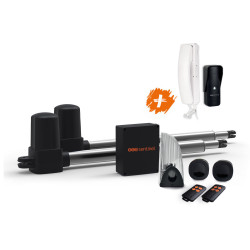 Kit de motorización de pistón SG1 INTEGRAL e interfono de audio con cable AudioCom