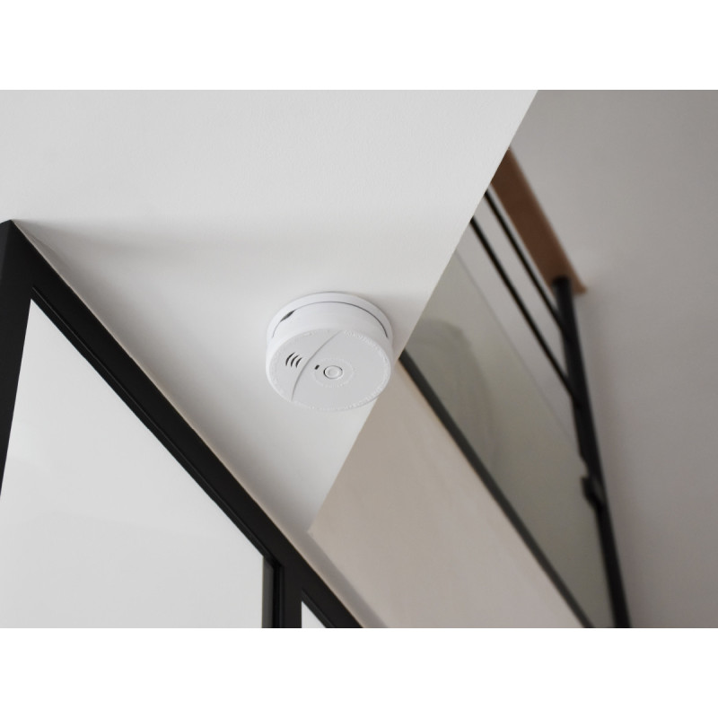 3 détecteurs de fumée NF autonomie 5 ans - SmokeAlarm