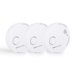 Pack de seguridad contra incendios - 3 detectores NF 10 años - SmokeAlarm