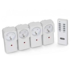 Kit 4 prises télécommandées