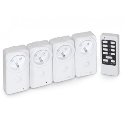 Kit 4 prises télécommandées