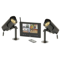 Kit vidéosurveillance + 2 caméras