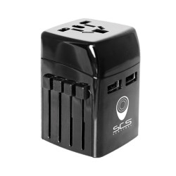 Adaptateur de voyage - 2 ports USB