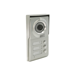 Platine 3 boutons interphone