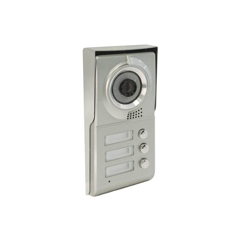 Platine 3 boutons interphone