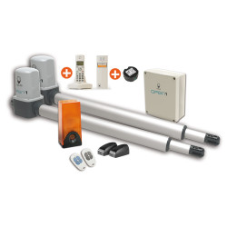 Motorisation portail OPEN 1 COMFORT + Interphone 3622W + transformateur 12V 0.8A.