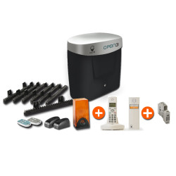 Motorisation OPEN 3D COMFORT + Interphone CL 3622 W + transformateur 12V 1A