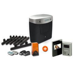 Motorisation OPEN 3D COMFORT + interphone vidéo SOFIA M1E7 TOP B