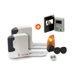 Motorisation SCS 2 COMFORT + interphone vidéo SOFIA M1E7 TOP B