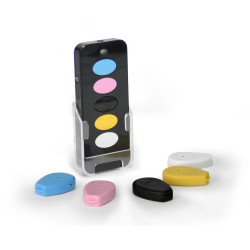 Porte clé siffleur + 5 badges