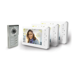 Portero automático colectivo 3 botones – 3B1 con 3 monitores