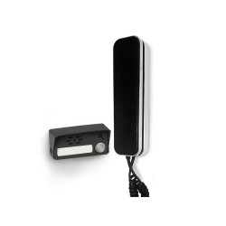 Interfono audio 2 hilos con auricular magnético