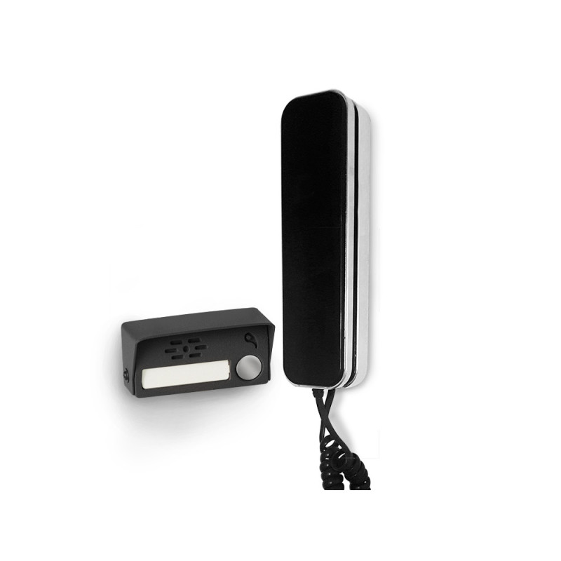 Interfono audio 2 hilos con auricular magnético