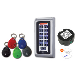Clavier de codage + alimentation boitier