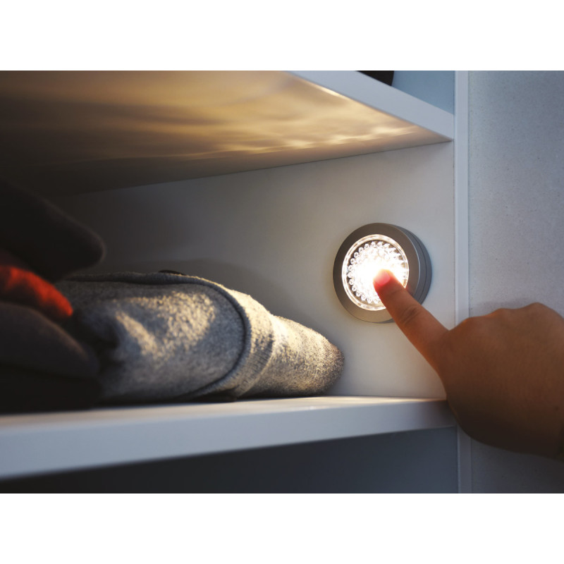 Lampe LED argent