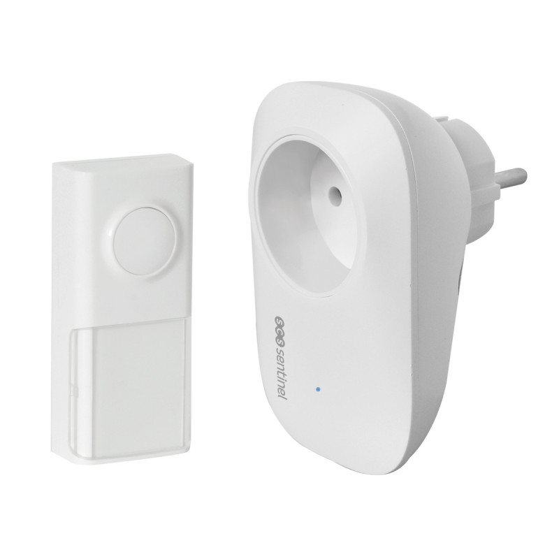 Timbre inalámbrico y sin pilas enchufable EcoBell 100 Plug