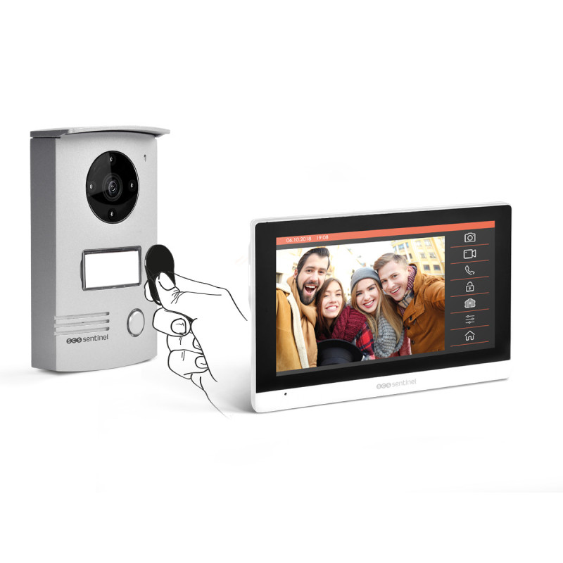 Visiophone avec lecteur badge RFID