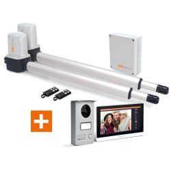 Kit motorisation portail battant avec visiophone