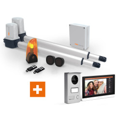 Kit motorisation portail battant avec visiophone
