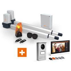 Kit motorisation portail battant avec visiophone