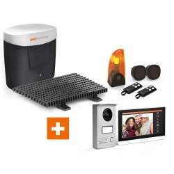 Kit motorisation portail coulissant avec visiophone 2 fils