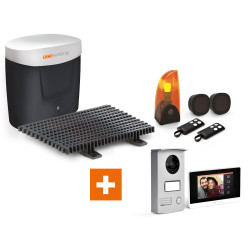Kit moteur portail coulissant avec visiophone 2 fils