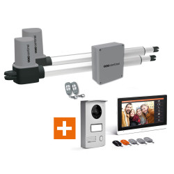 Kit automatisme de portail avec visiophone filaire