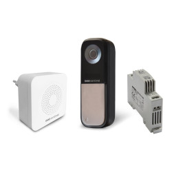 Sonnette vidéo connectée avec alimentation