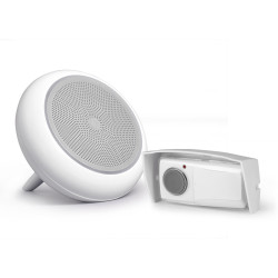 Reacondicionado - Timbre inalámbrico blanco