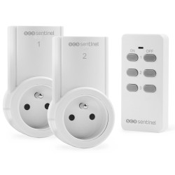 Kit 2 prises télécommandées