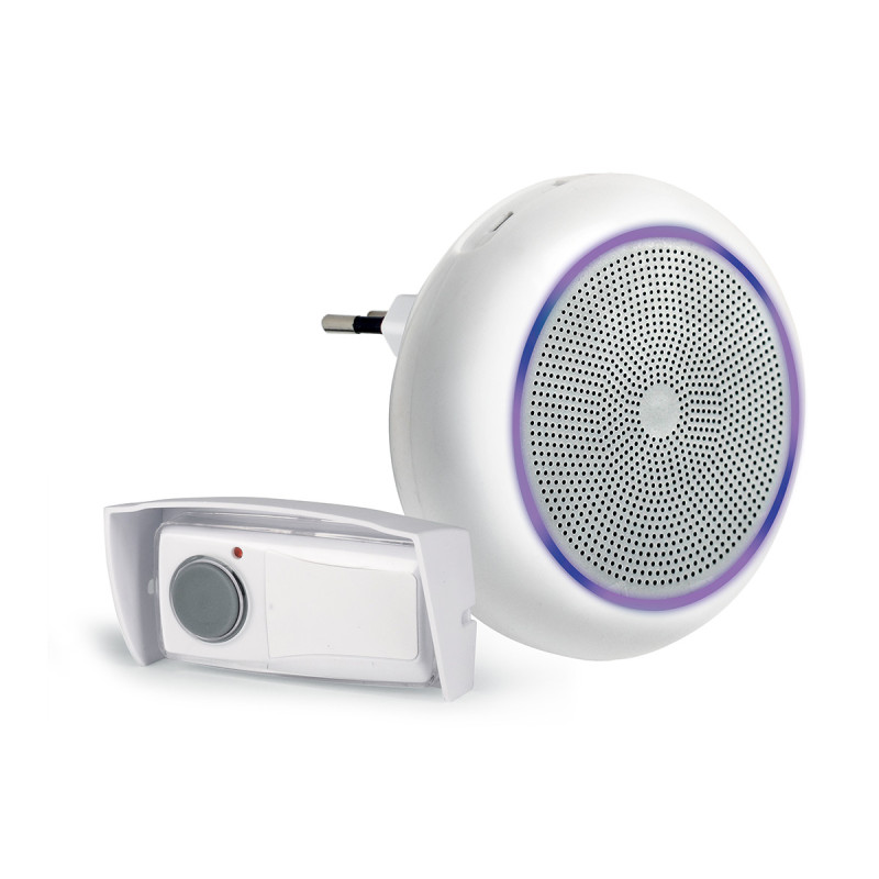 Reacondicionado - Timbre inalámbrico enchufable con MP3 PlugBell 150 Music