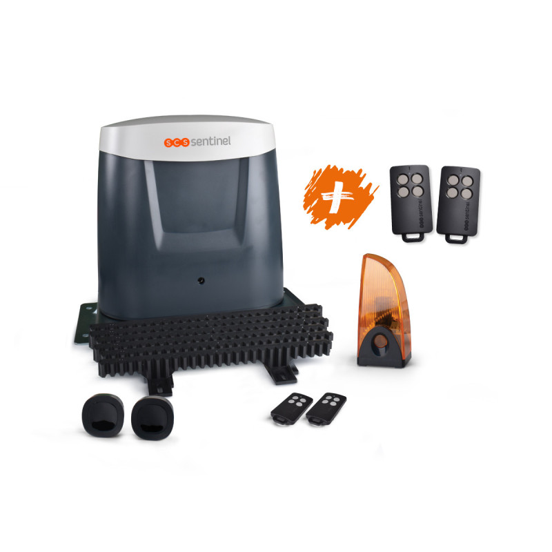 Kit motorización puerta corredera con 4 mandos - OpenGate 3 Family