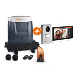 Kit motorisation portail coulissant avec visiophone