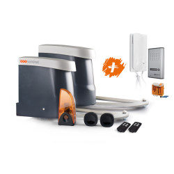 Kit motor eléctrico para puerta batiente y portero audio - Kit OpenGate 2 Integral