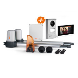 Kit motorisation portail battant avec visiophone 2 fils