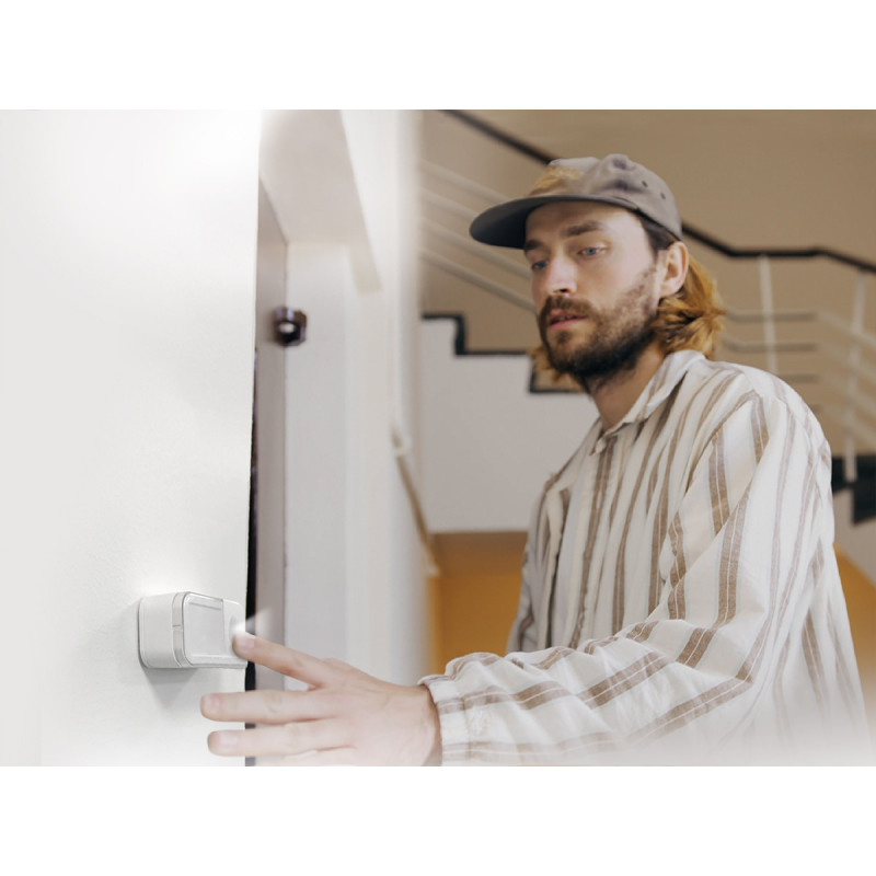 Sonnette autonome sans fil et sans pile finition bois
