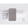 Sonnette sans fil et sans pile finition tissu