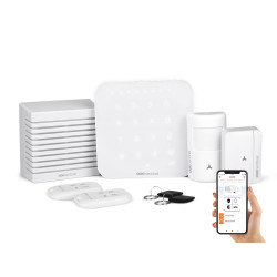 Kit de alarma sin cables conectada Wi-Fi y GSM 4G
